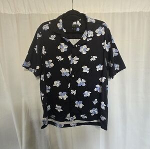 Porter & Ash Blue Floral Print Shirt